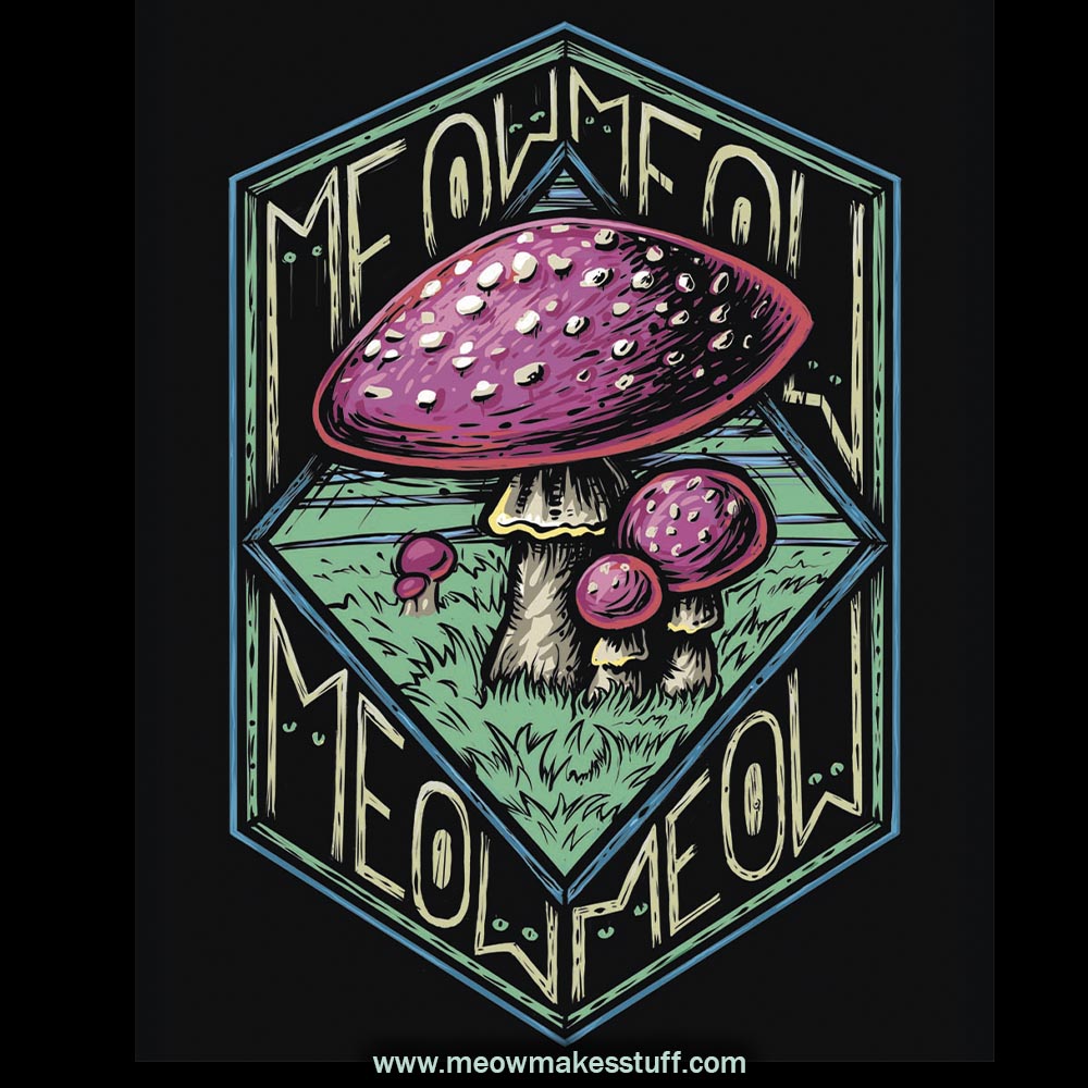 T-Shirt Meow Meow Mushroom