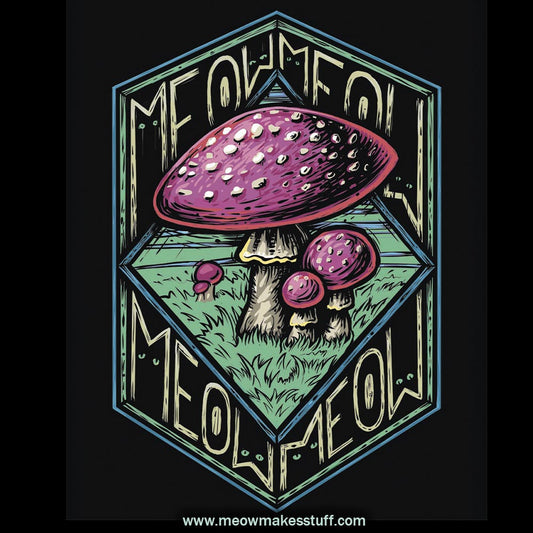 T-Shirt Meow Meow Mushroom