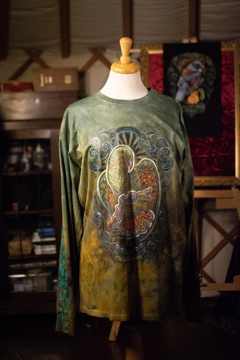 Tie Dyed, Earth Elemental Long Sleeve Shirt, Men's Large, 1 of 1