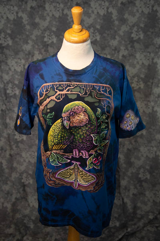 Tie Dyed, Blue Night Dream, men's large t-shirt