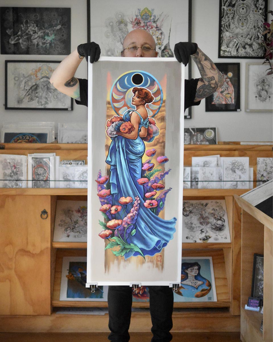 Mucha Study 02, Fine Art Print