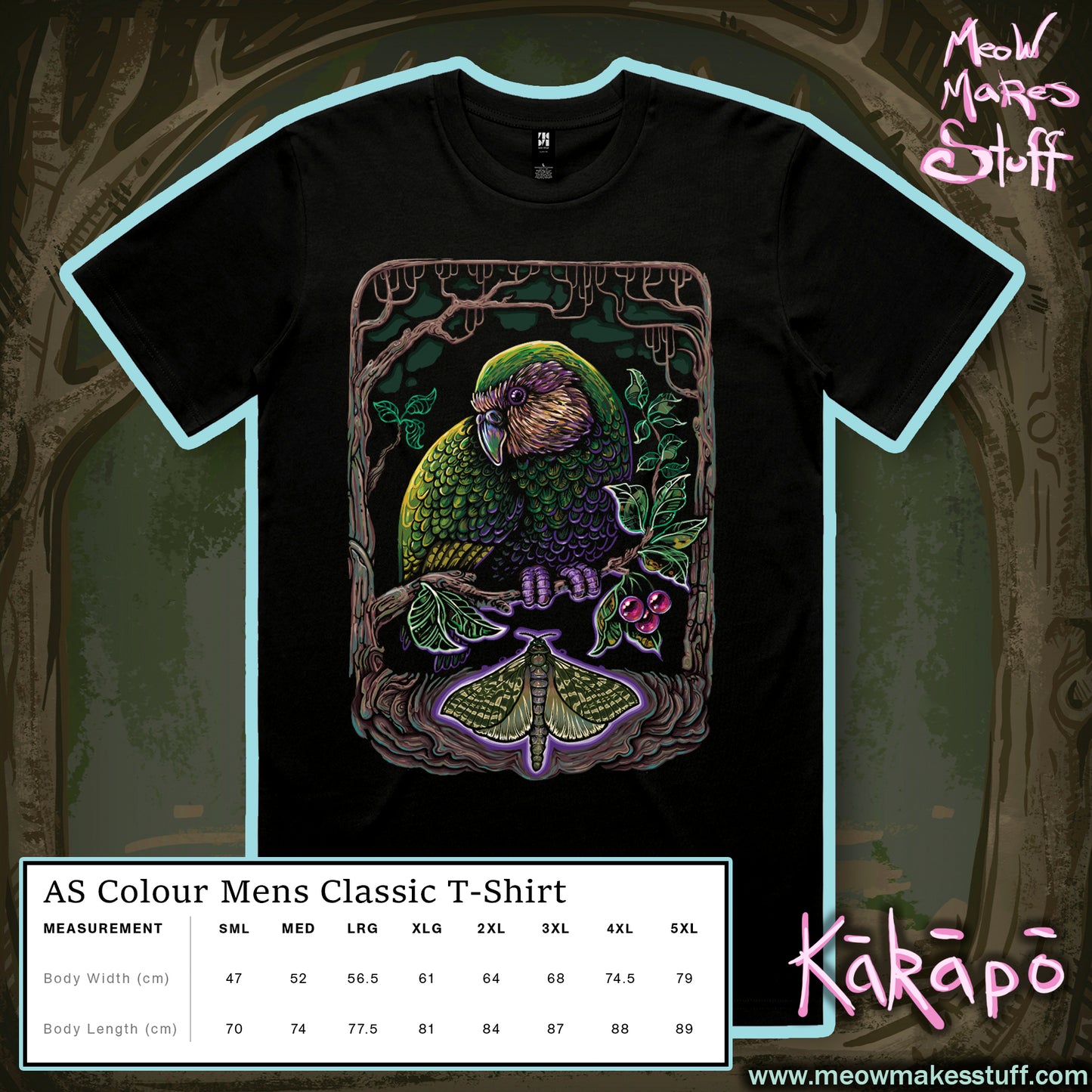 T-Shirt Kakapo