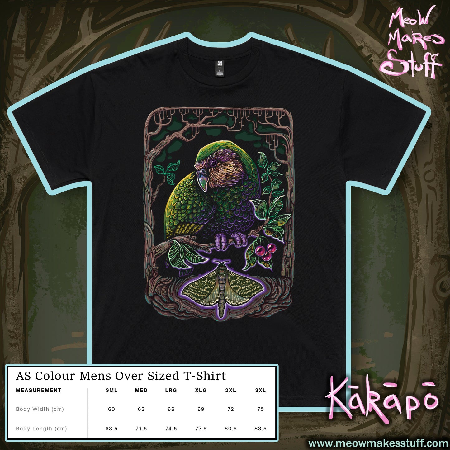 T-Shirt Kakapo