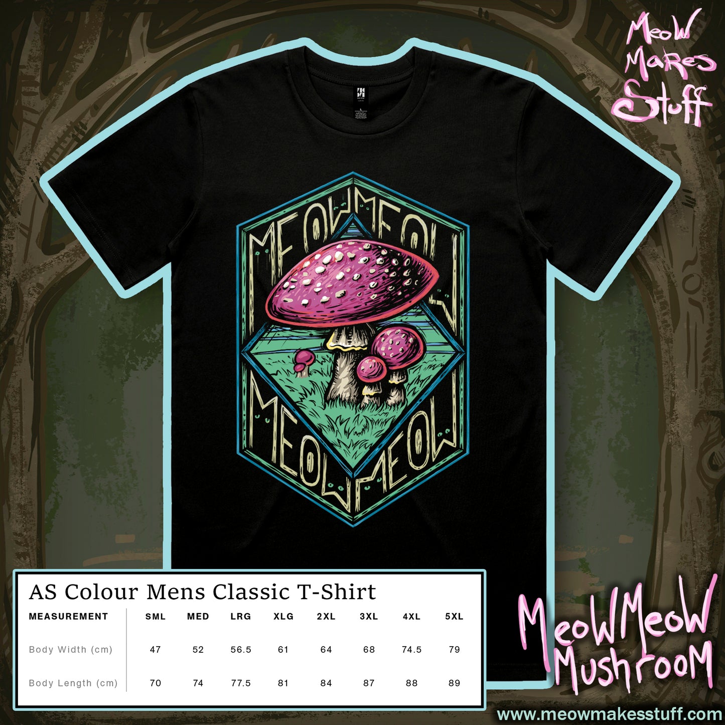 T-Shirt Meow Meow Mushroom