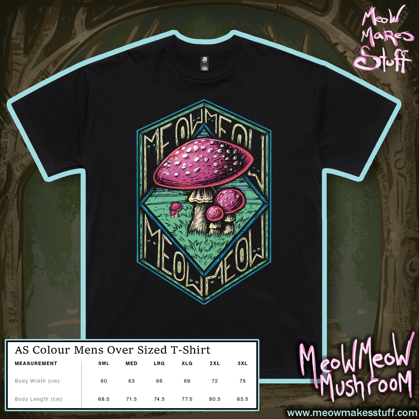 T-Shirt Meow Meow Mushroom