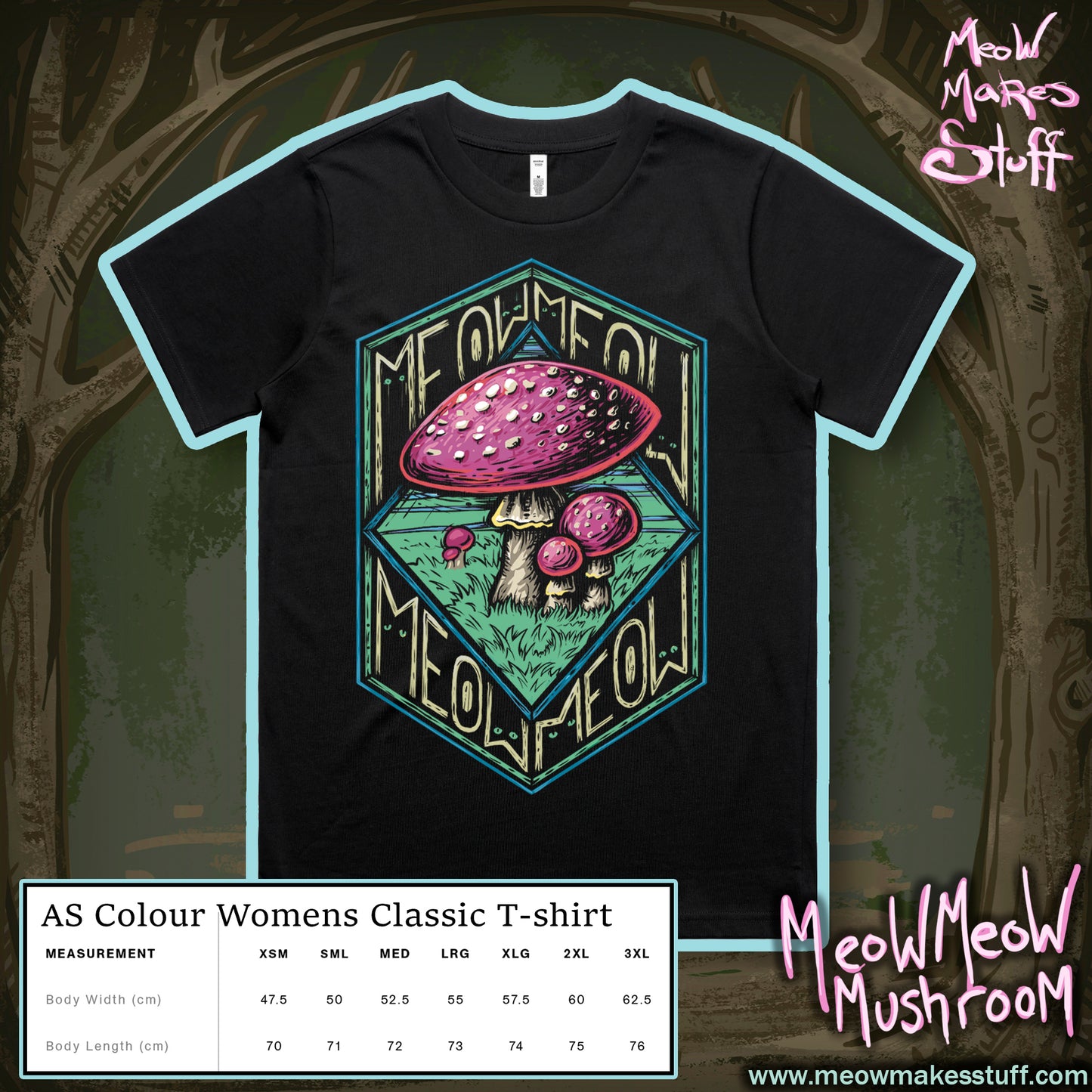 T-Shirt Meow Meow Mushroom