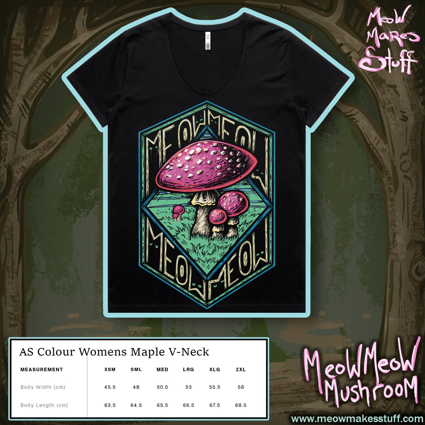 T-Shirt Meow Meow Mushroom
