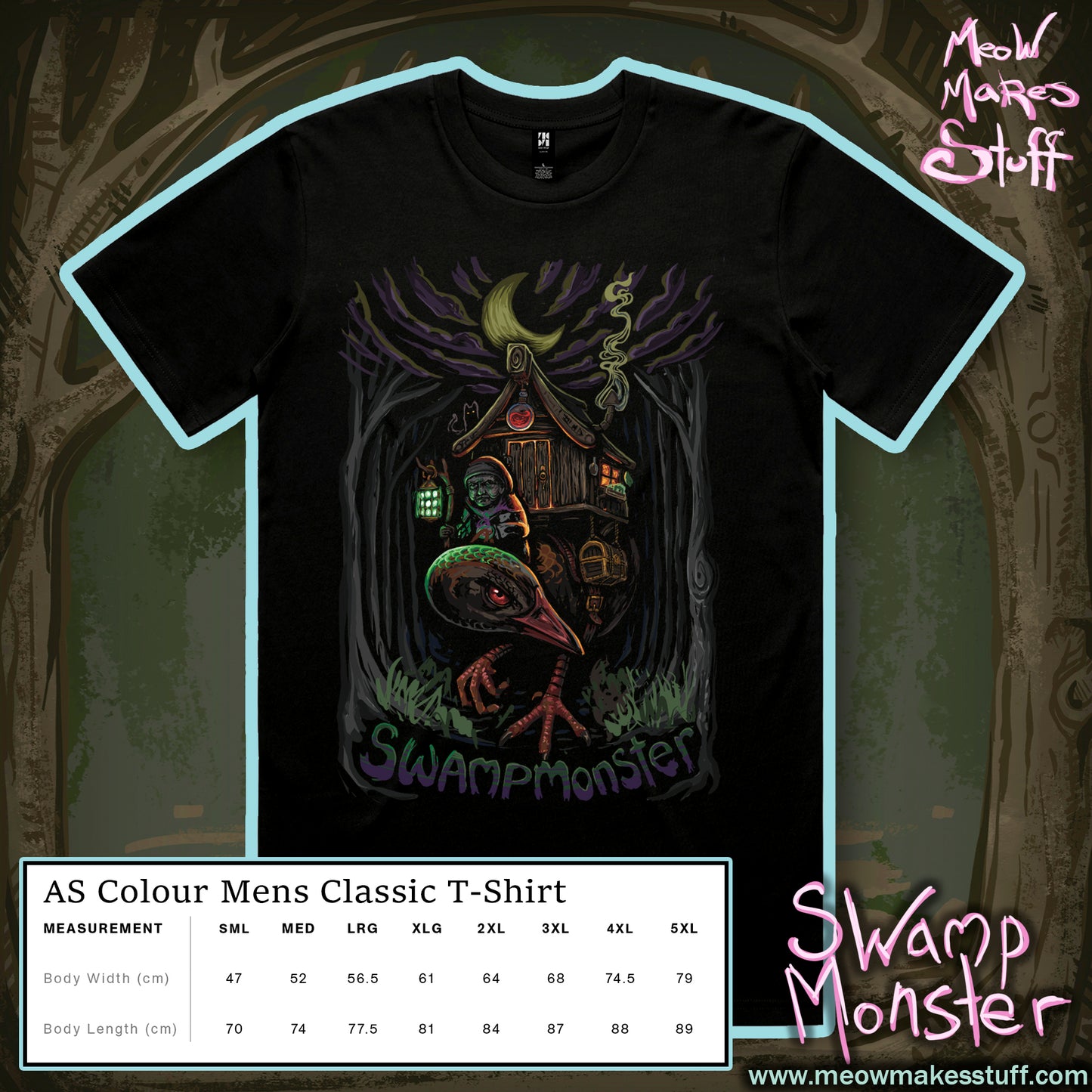 T-Shirt Swamp Monster